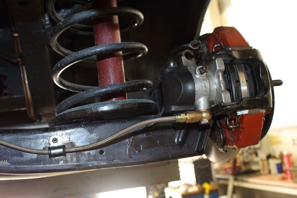 Etrier de frein arrière RENAULT 12 Gordini avec flexible aviation